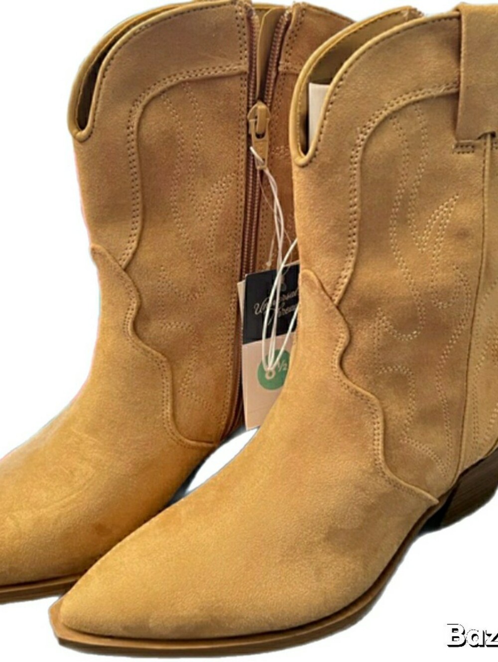 Universal Thread, Jacey Ankle Boots, Tan Women's Western  Ultimate Comfort 8.5